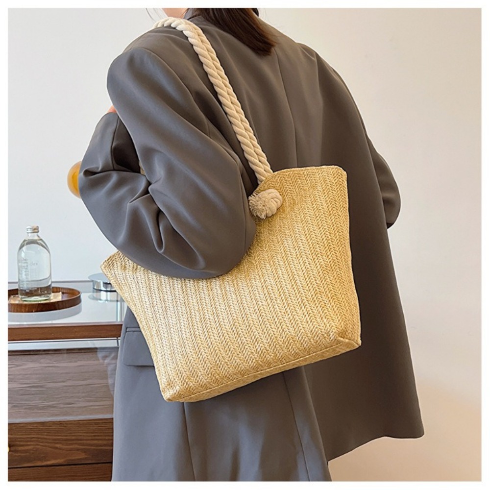 Nouveau sac de plage d'été, gr - Women'S Raffia Bags avis et prix