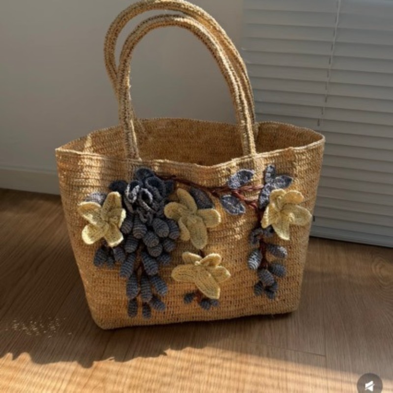Nouveau Sac à Main en Raphia F - Women'S Raffia Bags avis et prix